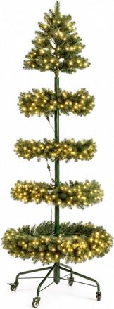 BIZZOTTO &Aacute;rbol de navidad 210 cm, 1158 ramas, con led, &oslash; 77 cm