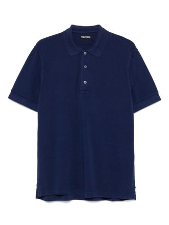 Tom Ford Lyocell Piquet Polo Shirt