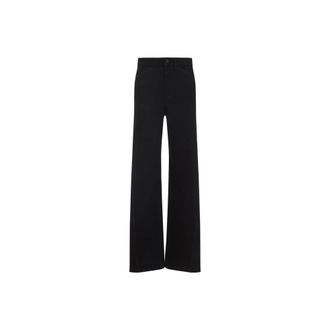 Christophe Lemaire Pantaloni a Cinque Tasche Attorcigliati - - Trousers - Donna - Nero - S