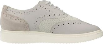 Geox Stijlvolle Veterschoenen voor Vrouwen - Dames - Veterschoenen - Grijs - 36 EU - Schoenen