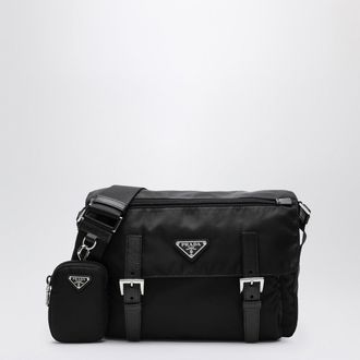 Prada Black Re-Nylon medium cross-body bag