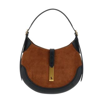 Polo Ralph Lauren ID Small Shoulder Bag - female - Polo Ralph Lauren - Shoulder Bags - Brown - ONE SIZE - Bags