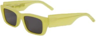 Palm Angels Unisex Black Rectangular Sunglasses PERI002PALM 1807