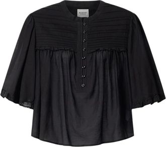 Isabel Marant Top - Dames - Blouses - Zwart - S - Overhemden