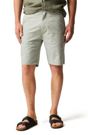Rodd & Gunn Millwater Stretch Twill Shorts in Fern at Nordstrom, Size 30