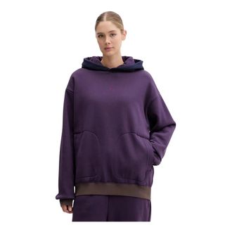 Emporio Armani Emporio Armani Ea7, Dames, Sweatshirts & Hoodies, Paars, Maat: XS Katoen