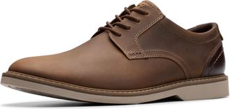 Clarks Mens Radcliff Low Oxford, Beeswax Leather, 7.5 UK