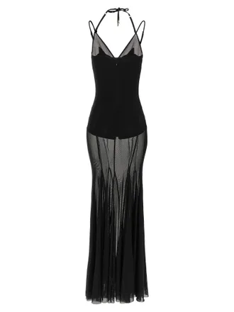 Elisabetta Franchi Red Carpet Dress - Black