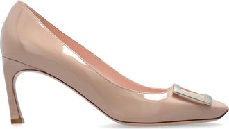 Roger Vivier Belle Vivier Trompette - Dames - Pumps - Roze - 40 EU - Leer - Schoenen