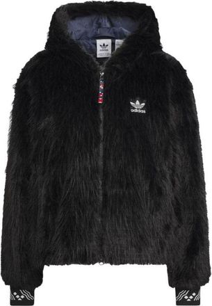 adidas (WMNS) adidas Originals X Feifei Ruan CNY FUR Jackets Asia Sizing Black IX4226