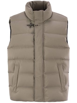 Fay Padded Horizontal Quilting Sleeveless Cotton Vest
