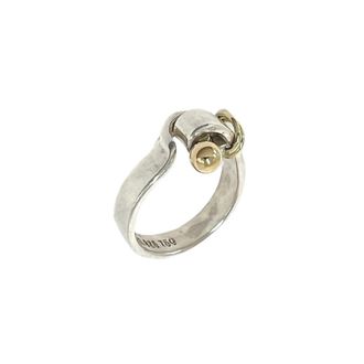 Tiffany & Co. Gold Silver Yellow Gold (18K) Silver 925 Band Ring (Pre-Owned)