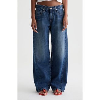 AG - Adriano Goldschmied Adria Low Rise Wide Leg Jeans in Capacity at Nordstrom, Size 24