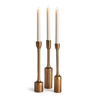 Napa Home & Garden Inge Taper Holders Set Of 3 in Brown at Nordstrom