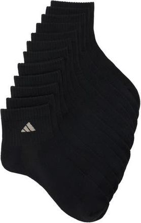 adidas Athletic Climalite Compression Socks - Pack of 6 in Black at Nordstrom Rack