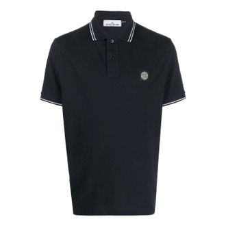 Stone Island Patch Polo Shirt Navy 10152SC18-A0020