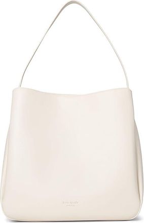 Kate Spade New York Grace Hobo Bag Shoulder Womens Handbags Cream, Leather