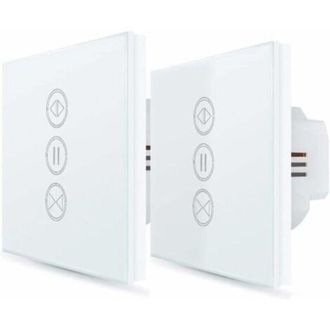 OEM 2 Interruptores Inteligentes Para Persianas Enrollables, Apertura Ajustable, Interruptor Wifi Para Cortinas Y Persianas, Compatible Con Alexa Y Google