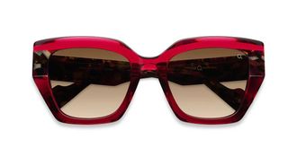 Etnia Barcelona Mambo No.11 Polarized RDBR Womens Sunglasses Red Size 53