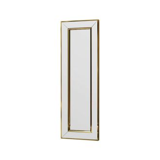 Dmora Espejito Musca, Espejo, Objeto De Decoraci&oacute;n De Pared, Decoraci&oacute;n De Espejo, 30x3h90 Cm, Oro, Con Embalaje Reforzado - Dmora