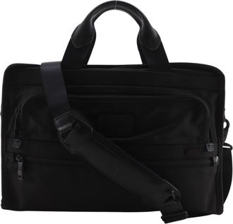 Tumi Black Nylon Canvas Briefcase (Pre-Owned)