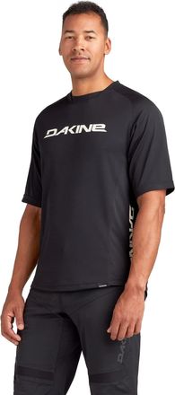 Dakine Mens THRILLIUM Short Sleeve Bike Jersey (Black, Medium)