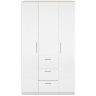 For&eacute;s Armario 3 puertas 3 cajones blanco