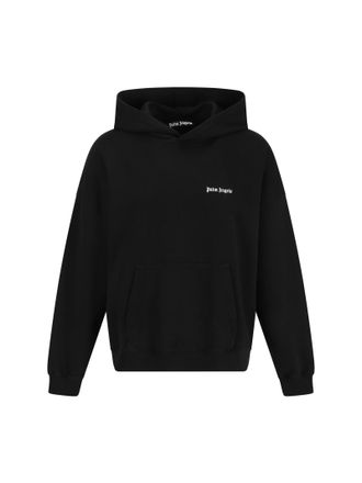 Palm Angels Black Cotton Oversize Sweatshirt