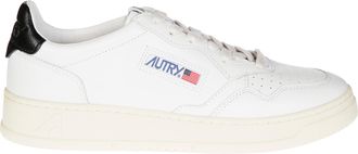 Autry White Medalist Low Leather Sneakers