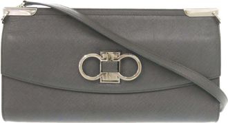 Ferragamo Leather Shoulder Bag (Pre-Owned)