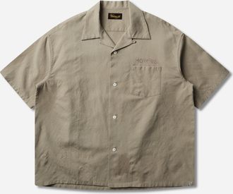 Visvim Men s Crosby Shortsleeve Shirt Beige