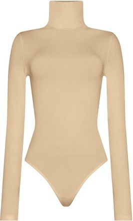 Wolford Tops, Dames, Beige, M, Katoen, Colorado String Bodysuit