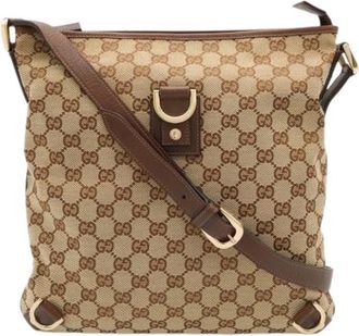Gucci Pre-owned Vintage Shoulder Bag - Dames - Vintage Schoudertas - Beige - ONE Size - Vintage