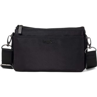 Baggallini Perry Crossbody Bag in Black Twill at Nordstrom
