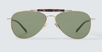 Saint Laurent Occhiali da sole aviator SL Logo
