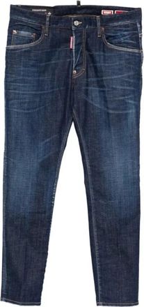 Dsquared2 Slim-fit Jeans - Heren - Slim Fit Jeans - Blauw - L - Katoen - Jeans