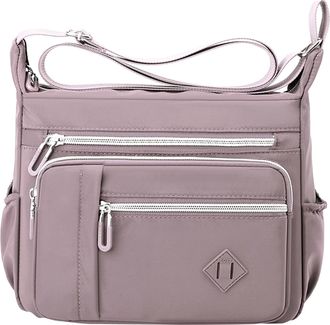 Generic Women Shoulder Handbag Roomy Multiple Pockets Bag Ladies Crossbody Purse Fashion Top Handle Satchel Small Shoulder Bags for Women (Grey, One Size)