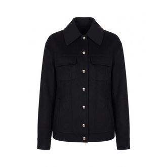 Sportmax Calcio Jacket - Dames - Jassen - Zwart - Maat: XS Wol