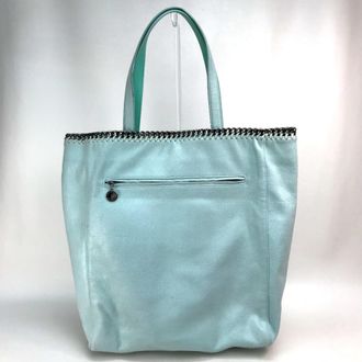 Stella McCartney Stella Mccartney Green Leather Tote Bag (Pre-Owned)