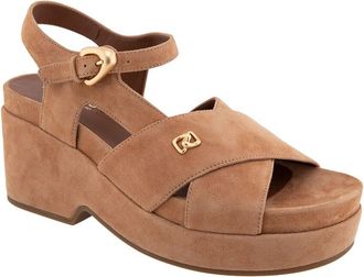 Aerosoles Cora Suede Heeled Sandal