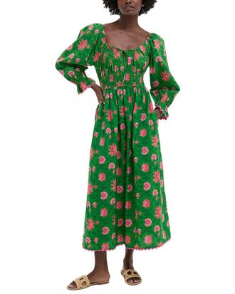 PINK CITY PRINTS Hampi Midi Dress