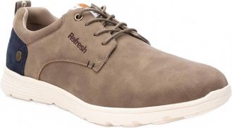 Xti Mens Suede Oxfords In Taupe