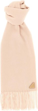 Prada Pink Logo Scarf