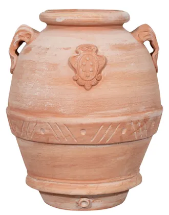 Biscottini International Biscottini - Tarro De Terracota 100% Hecho A Mano Made In Italy