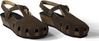 Plakton Amanda Sandal in Afelpado Marron at Nordstrom Rack, Size 10Us / 41Eu