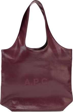 A.P.C. Bolso tote Ninon - Bags - Mujer - Rojo - ONE SIZE