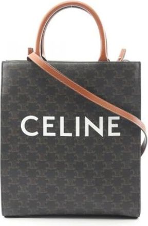 Celine Pre-owned Tote Bags, female, Black, Size: ONE SIZE Pre-owned Vintage Canvas Tote Bag