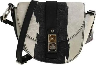Proenza Schouler Pre-owned Leather Crossbody Bag - Dames - Vintage Schoudertas - Veelkleurig - ONE Size - Leer - Vintage