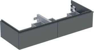 Keramag Keramag - Geberit Icon Mueble Bajo Lavabo Para Lavabo Doble, 2 Cajones