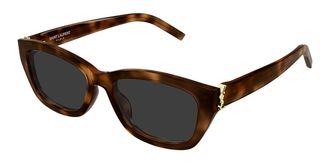 Saint Laurent SL M153/F Asian Fit 003 Womens Sunglasses Tortoiseshell Size 55 - Free RX Lenses - Free RX Lenses